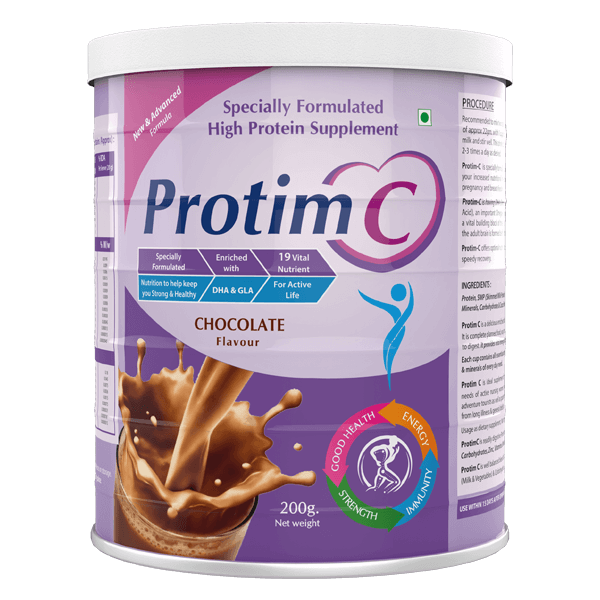 Protim-C (Chocolate Flv. enrich with DHA & GLA)